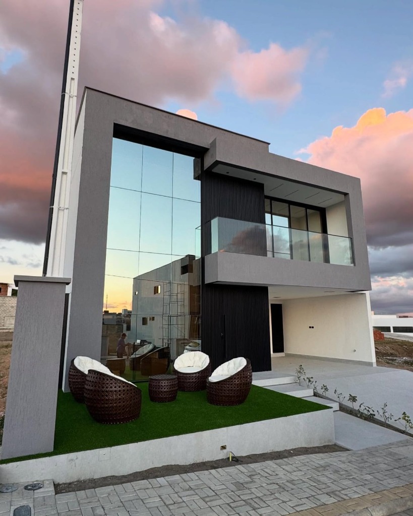 Residência Fachada de Vidro